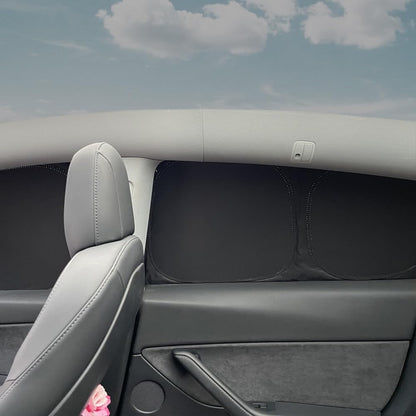 Upgrade Your Tesla Model Y Camping Experience with  8-Piece Privacy Curtain Set - Ultimate UV Blocker & Sunshade Protection!
