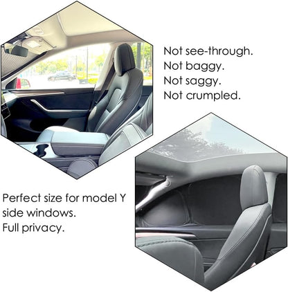 Upgrade Your Tesla Model Y Camping Experience with  8-Piece Privacy Curtain Set - Ultimate UV Blocker & Sunshade Protection!