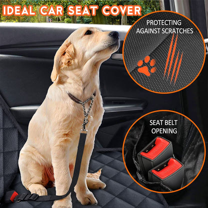 Cubreasiento para Mascotas en Coche – Premium, Impermeable y Universal- lleva a tu consentido a todos lados.